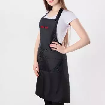 Фартук для мастера, с карманами, цвет чёрный