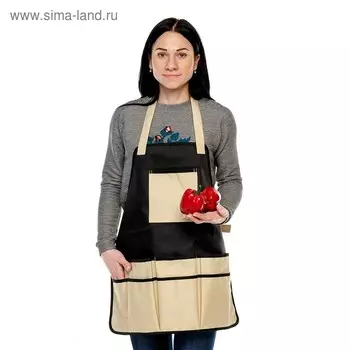 Фартук для работы в саду, 11 карманов
