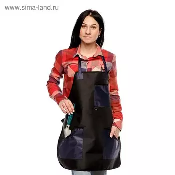 Фартук для работы в саду, 3 кармана