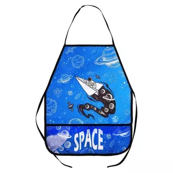 Фартук для труда 490 х 390 мм, (рост 116-146), ФДТ-3 "Космос", синий