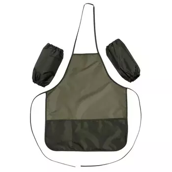 Фартук для труда + нарукавники, 535 х 445/260 х 180 мм, рост 116-152 , Оникс, ФН-45, хаки, 66088