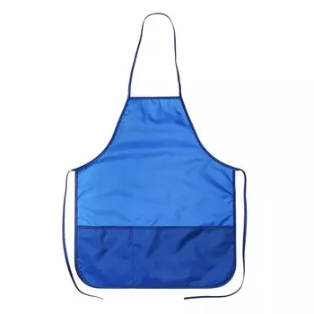 Фартук для труда + нарукавники, 535 х 445/260 х 180 мм, размер M (рост 122-158), ФН-45, тёмно-синий 66091