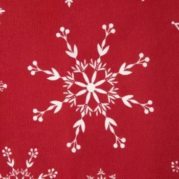 Фартук «Доляна» Белые снежинки 60х65 см, 100% хлопок, 164 г/м2