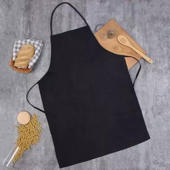 Фартук «Доляна», джинсовый, 6088 см, 100% п/э