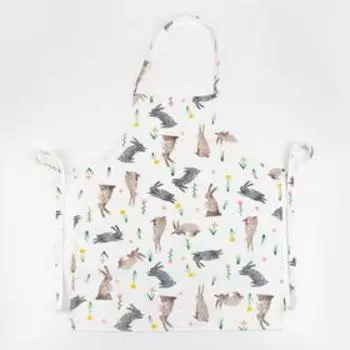 Фартук «Доляна» Fluffy bunnies, 6070 см, 100% хлопок, 164 г/м