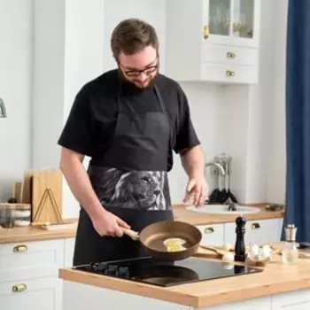 Фартук "Доляна" Самый лучший мужчина, 70х60 см, 100% хлопок, 160г/м2