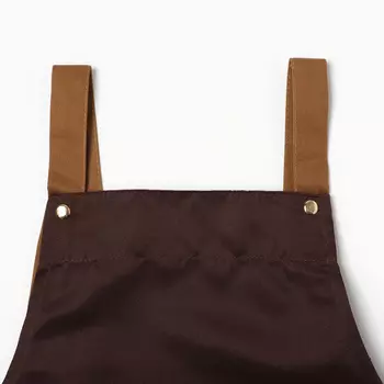 Фартук Этель, коричневый, 6974 см,100% п/э