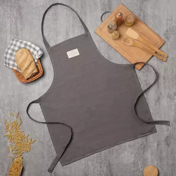 Фартук «Этель» ECO light grey, 6070 см, 100% лён, 245 г/м