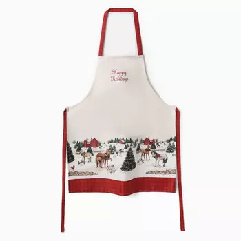 Фартук Этель Happy Holidays 6070 см, 100% хлопок, саржа 190 г/м