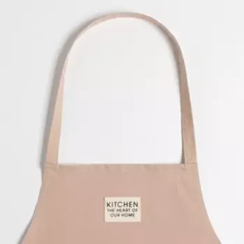 Фартук «Этель» Kitchen, 6070 см, бежевый, 100% хлопок, саржа 220 г/м