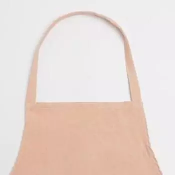 Фартук Этель «Классика» цвет бежевый 65х80см, 100%пэ, велюр