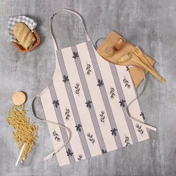 Фартук «Этель» Leaves, 6070 см, 100% хлопок, репс 220 г/м