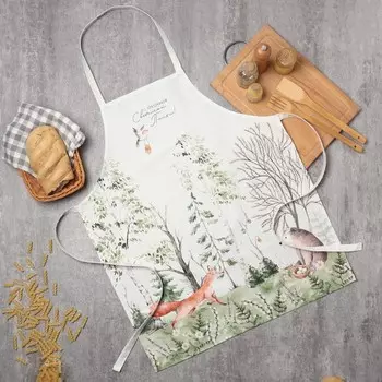 Фартук «Этель. Лесная сказка», 6070 см, 100% хлопок, саржа 190 г/м