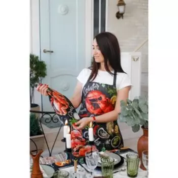 Фартук «Этель: Лобстер» 70х60 см, 100% хлопок, саржа 190 гр/м