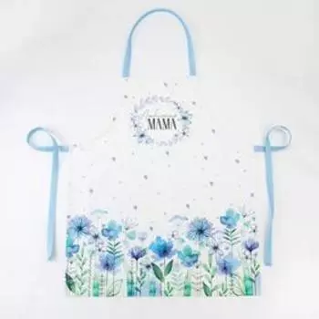 Фартук Этель «Незабудки», 6070 см, 100% хлопок, саржа 190 г/м