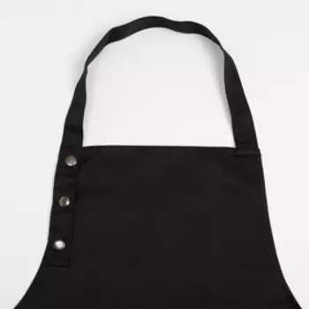 Фартук «Этель. Стиль», чёрный, 7080 см, 80% п/э, 20% хлопок