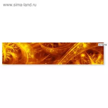 Фартук кухонный МДФ PANDA Абстракция золото, 0210