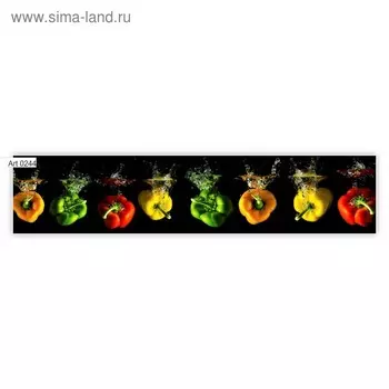 Фартук кухонный МДФ PANDA Болгарский перец, 0244