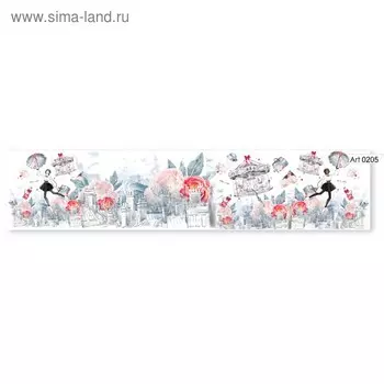 Фартук кухонный МДФ PANDA Иллюстрация, 0205