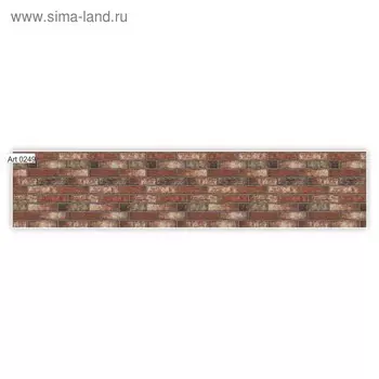 Фартук кухонный МДФ PANDA Клинкерный кирпич, 0249