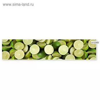 Фартук кухонный МДФ PANDA Лайм, 0163
