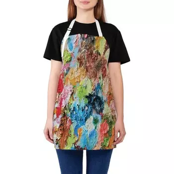 Фартук кухонный с фотопринтом «Хаотический раскрас», регулируемый, размер OS