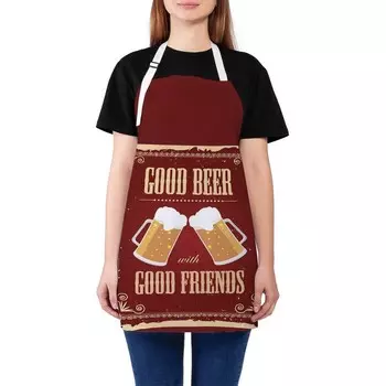 Фартук с фотопринтом, размер 65 х 65 см, оксфорд