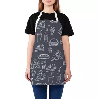 Фартук с фотопринтом, размер 65x65x28 см