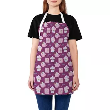 Фартук кухонный с фотопринтом «Кофе с пирожным», регулируемый, размер OS