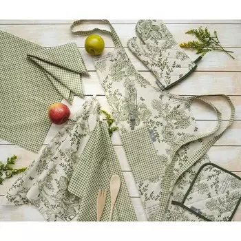 Фартук Shakespeare, размер 60х80 см , цвет зеленый