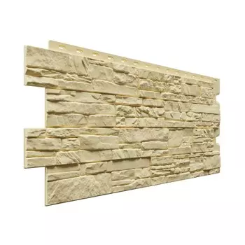 Панель фасадная DCKE STANDARD «АЛТАЙ», 1098400 мм, цвет кремовый