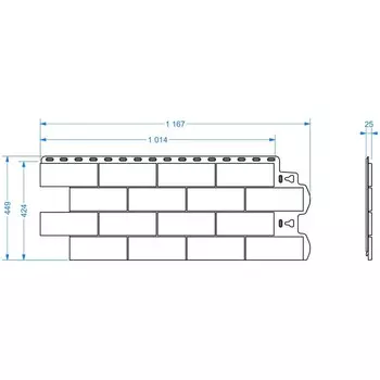 Фасадная панель Dcke STANDARD ДЮФУР Зёльден