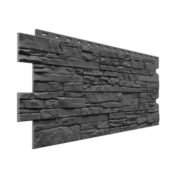 Панель фасадная DCKE STANDARD «АЛТАЙ», 1098400 мм, цвет графит