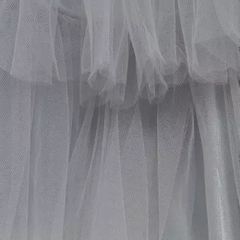 Фатин для рукоделия и шитья, 40 г/м, ширина 160 см, серый