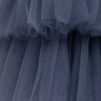 Фатин для рукоделия и шитья, 40 г/м, ширина 160 см, тёмно-серый