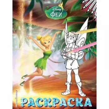 Феи. Раскраска № 12 (Динь-Динь и Теренс)