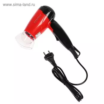 Фен Centek CT-2230 RBL, 1200 Вт, 2 скорости, 2 температурных режима, красно-чёрный