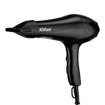 Фен Kitfort КТ-3205, 1000-1200 Вт, 2 скорости, 3 режима, концентратор, шнур 1.6 м