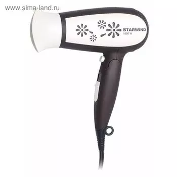 Фен Starwind SHT4417 1600Вт темно-коричневый/белый