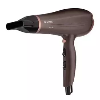 Фен Vitek VT-8211, 2400Вт, 3 режима, 2 скорости, 1 насадка, хол. Возд., ионизация, шнур 1.8м 78131
