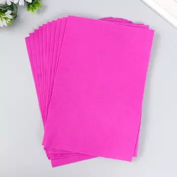 Фетр мягкий 1,4 мм 20х30 см, шерсть, т.сиреневый