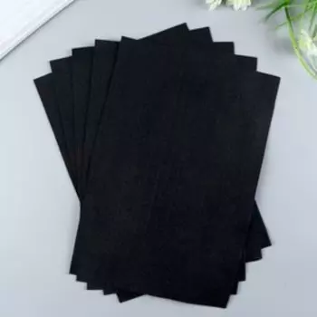 Фетр мягкий 1 мм 20х30 см черный