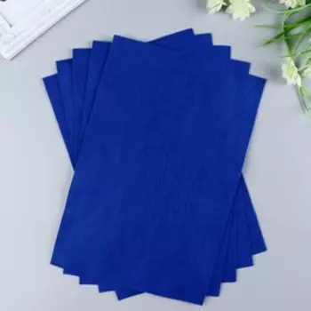 Фетр мягкий 1 мм 20х30 см синий МИКС