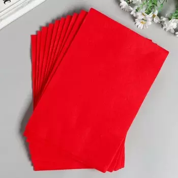 Фетр мягкий 2мм 20х30 см цв.601 красный