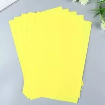 Фетр жесткий 1 мм 20х30 см лимон