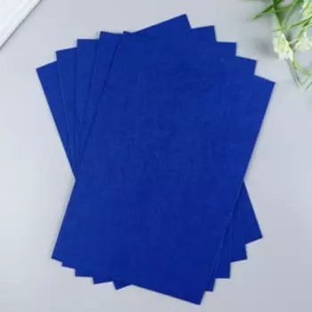 Фетр жесткий 1 мм 20х30 см синий