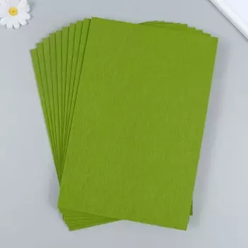 Фетр жесткий 2 мм 20х30 см, хаки