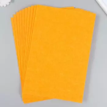 Фетр жесткий 2 мм 20х30 см, тёмно-оранжевый