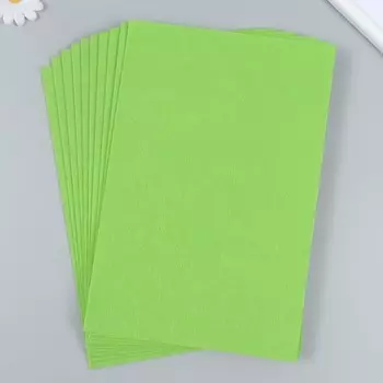 Фетр жесткий 2 мм 20х30 см, зелёный