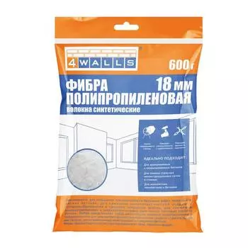 Фиброволокно полипропиленовое, 18 мм, 600 г, щелочестойкая